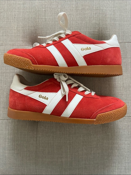 Gola Shoes - Gola Elan burnt red and white sneakers sz 7